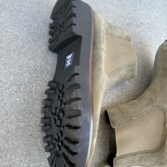 Caslon Miller Chelsea Ankle Boots Olive Green Women 6.5 US - Picture 4 of 5